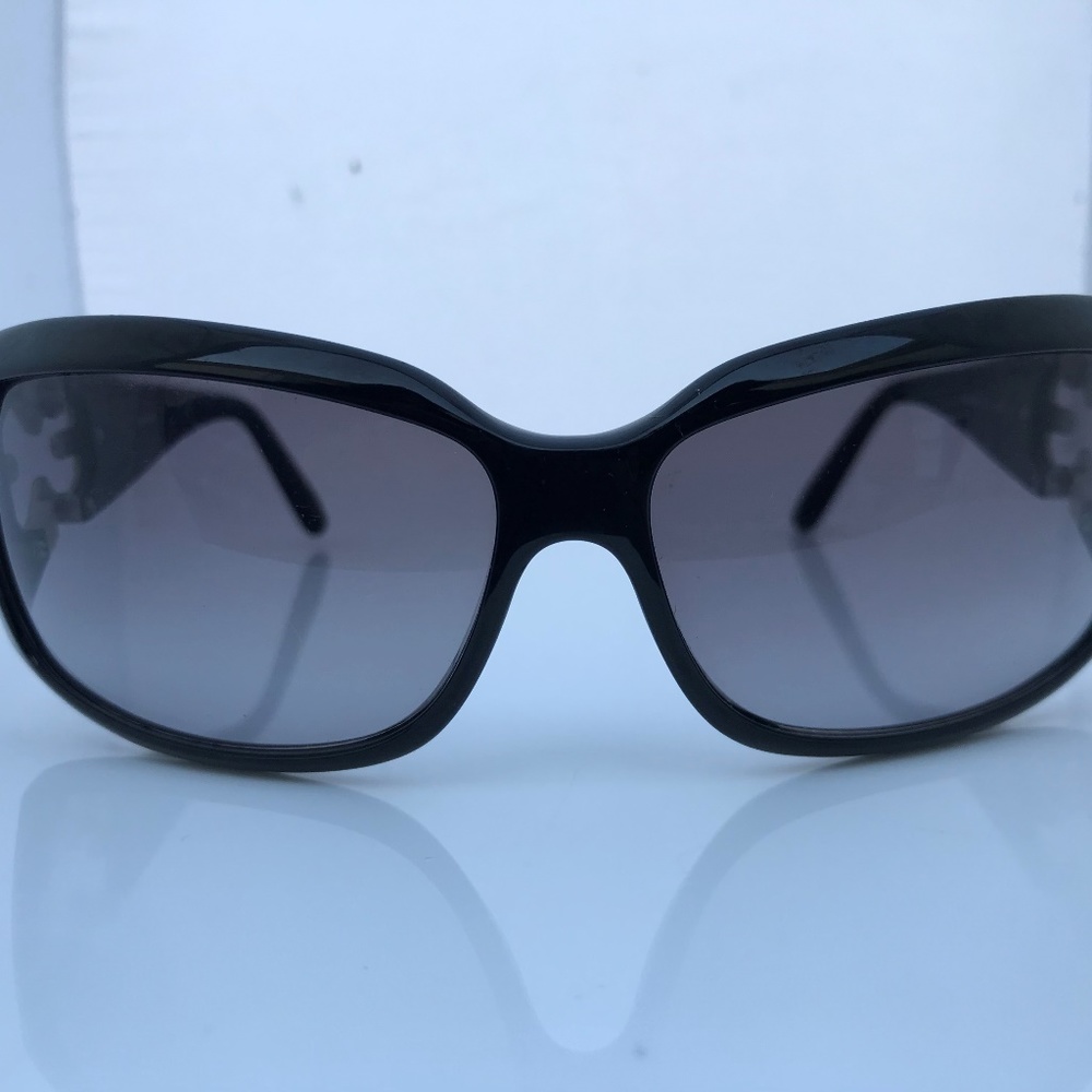 Escada Women Black Sunglasses Crystal Jeweled Logo - Picture 2 of 8